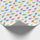 Christmas lights pattern ラッピングペーパー (角)