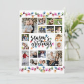 Christmas Lights Seasons Greetings 16 Photos シーズンカード (スタンド正面)
