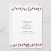 Christmas Lights Seasons Greetings 18 Photos シーズンカード (裏面)