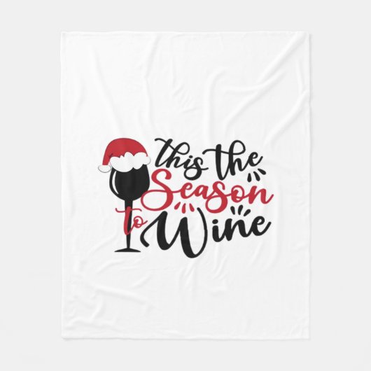 Christmas Lines Abstract Merchandise フリースブランケット (正面)