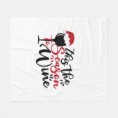 Christmas Lines Abstract Merchandise フリースブランケット (正面(横))