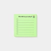 Christmas List Post It Notes  ポストイット (正面)
