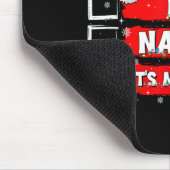 Christmas List Santa Claus Nice Naughty It's My Bi マウスパッド (コーナー)