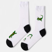 Christmas Lizard Crew Socks ソックス (左)