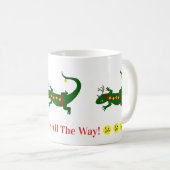 Christmas Lizards Mug コーヒーマグカップ (正面右)