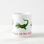 Christmas Lizards Mug コーヒーマグカップ (中央)