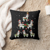 Christmas Llama クッション (ブランケット)