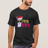 Christmas Llama No Prob Llama Santa Hat  Holiday Tシャツ (正面)