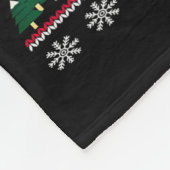 Christmas Llama Santa Hat Ugly Xmas Tree Alpaca Gi フリースブランケット (角)