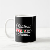 Christmas Loading 67% Funny 6 7 Meme Xmas Gen Alph コーヒーマグカップ (左)