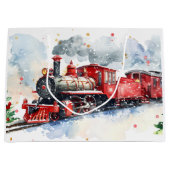 Christmas Locomotive ラージペーパーバッグ (正面)