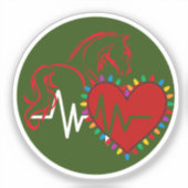 Christmas Logo Sticker シール (正面)