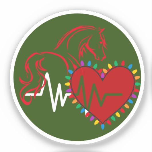 Christmas Logo Sticker シール (正面)