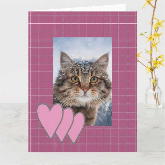 Christmas Love カード (黄色い花)