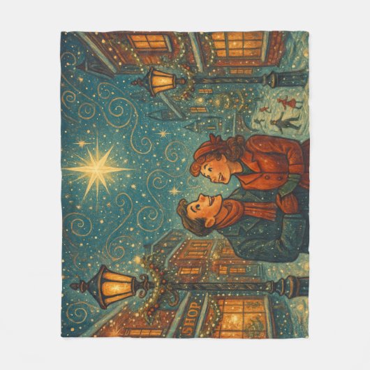 Christmas Love Blanket  フリースブランケット (正面)