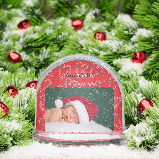 Christmas Love Candy Canes Baby Photo (クリスマス)