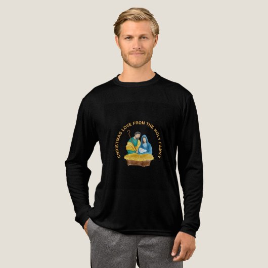 CHRISTMAS LOVE FROM THE HOLY FAMILY トライブレンドＴシャツ (正面全体)