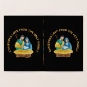 CHRISTMAS LOVE FROM THE HOLY FAMILY 箔カード (内部)