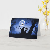 Christmas Love Romance Magic of Christmas Couple カード (黄色い花)