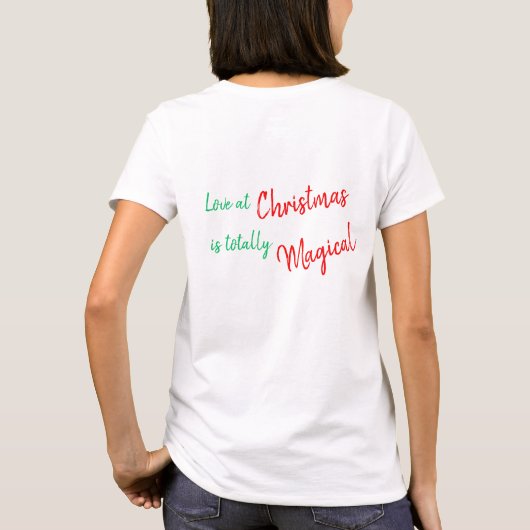 Christmas Love Tシャツ (裏面)