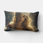 CHRISTMAS LOVE with beautiful Santa Angel ランバークッション (裏面)