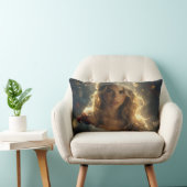 CHRISTMAS LOVE with beautiful Santa Angel ランバークッション (椅子)