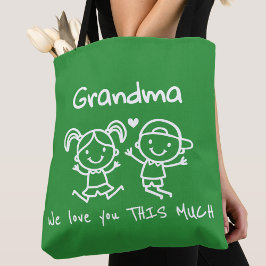 Christmas Love You Grandma Fun Graphic Gift トートバッグ