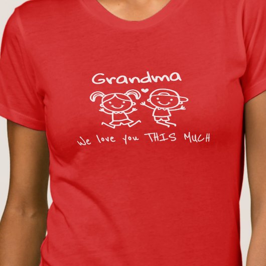 Christmas Love You Grandma Fun Graphic Gift Tシャツ