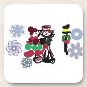 Christmas Lovely walking コースター (正面)