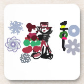 Christmas Lovely walking コースター (正面)