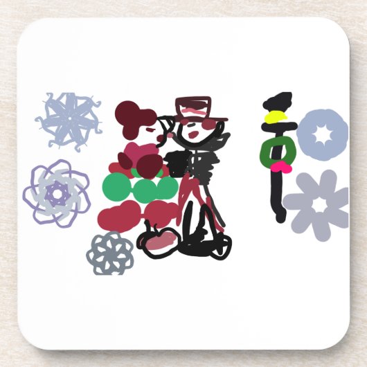 Christmas Lovely walking コースター (正面)