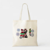 Christmas Lovely walking トートバッグ (裏面)