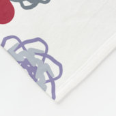 Christmas Lovely walking フリースブランケット (角)