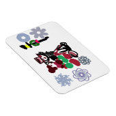 Christmas Lovely walking マグネット (右側)