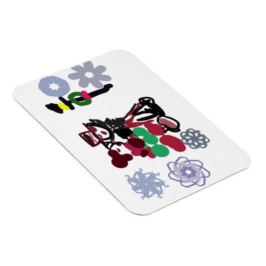 Christmas Lovely walking マグネット (右側)