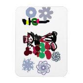 Christmas Lovely walking マグネット (縦)