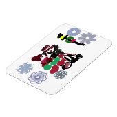 Christmas Lovely walking マグネット (左側)