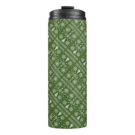 Christmas Lover Cross Pattern Sampler Design タンブラー