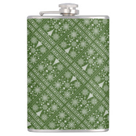 Christmas Lover Cross Pattern Sampler Design フラスク