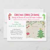 Christmas Lunch Cookie Exchange Invitation 招待状 (正面)