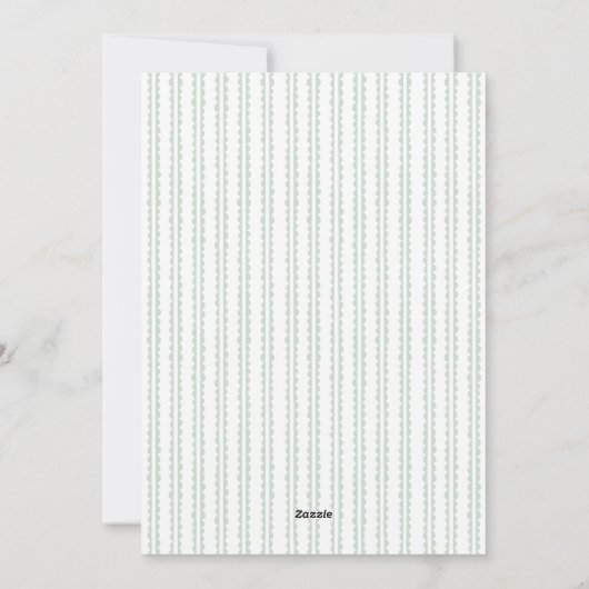 Christmas Lush Winter Greenery & Red Bow 3 Photo シーズンカード (裏面)