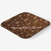 Christmas Luxury Christmas Trees Festive ペーパープレート (傾斜あり)