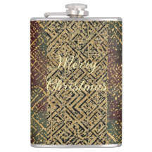 Christmas, Luxury Pattern, Red Gold Green Black