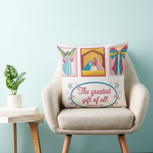 Christmas Machine Embroidery Design – Angel,  クッション (椅子)