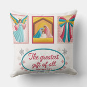 Christmas Machine Embroidery Design – Angel,  クッション (裏面)