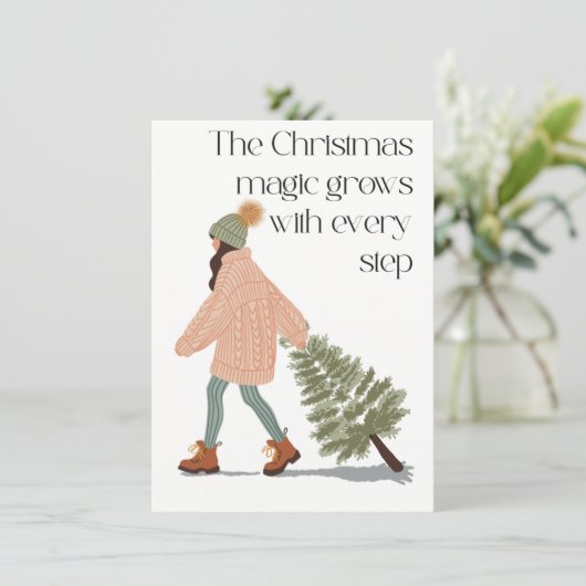 Christmas magic サンキューカード (スタンド正面)