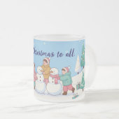 Christmas Magic フロストグラスマグカップ (正面右)