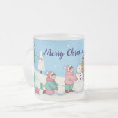 Christmas Magic フロストグラスマグカップ (正面左)