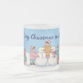 Christmas Magic フロストグラスマグカップ (中央)