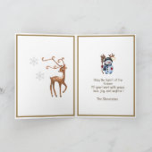  Christmas Magic  - Cute Woodland Animals シーズンカード (内部)